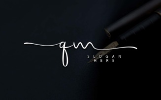 Creative Photography QM Letter Logo Design