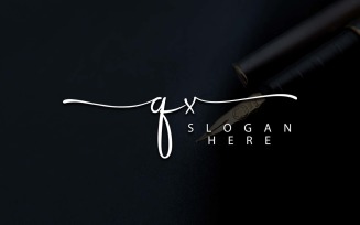 Creative Photography QX Letter Logo Design