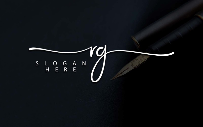 Creative Photography RG Letter Logo Design Logo Template