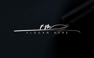Creative Photography RM Letter Logo Design