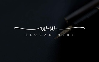 Creative Photography WW Letter Logo Design