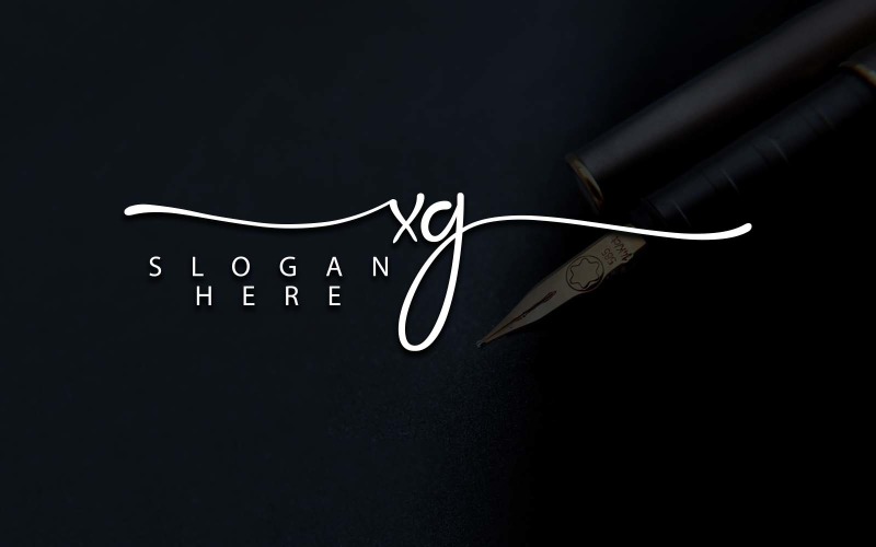 Creative Photography XG Letter Logo Design Logo Template
