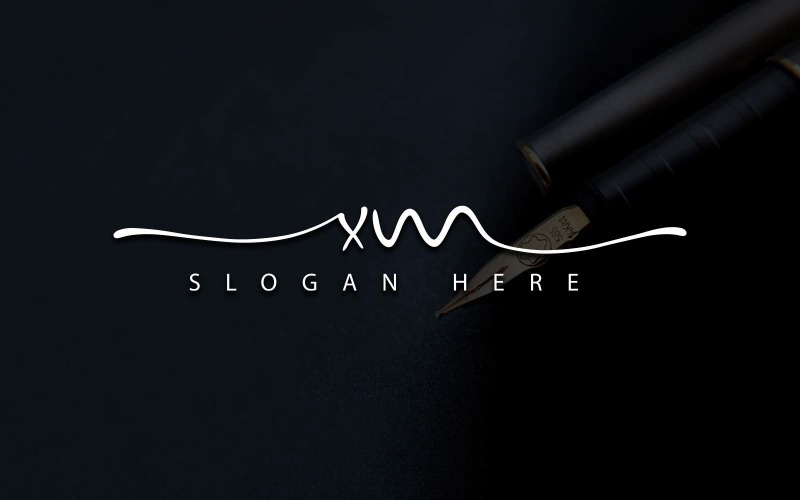 Creative Photography XM Letter Logo Design Logo Template