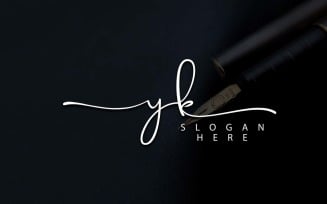 Creative Photography YK Letter Logo Design
