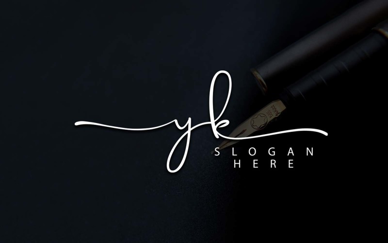 Creative Photography YK Letter Logo Design Logo Template