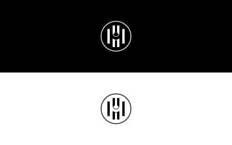 H letter logo design concept or h logo design