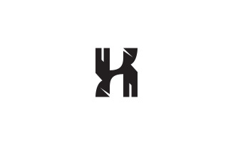 H logo design or letter h logo v3