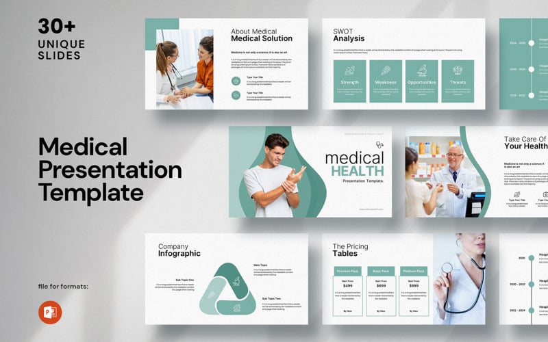 Medical Health Presentation Template PowerPoint Template