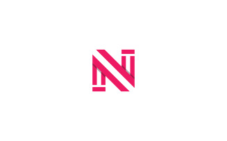 N letter logo vector template