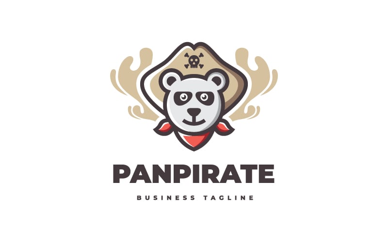 Kit Graphique #362308 Panda Pirate Web Design - Logo template Preview