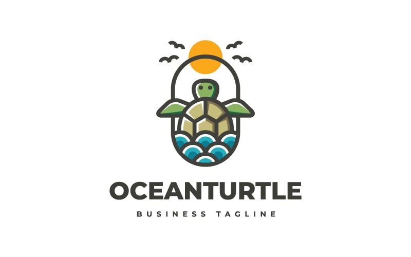 Template #362312 Turtle Ocean Webdesign Template - Logo template Preview