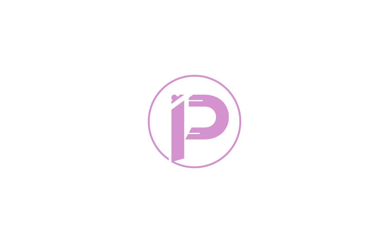 Letter IP logo design or P logo design template Logo Template
