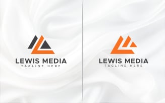 LM letter mark modern symbol logo design template