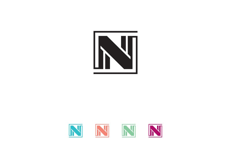 N letter logo design or NT logo design Logo Template