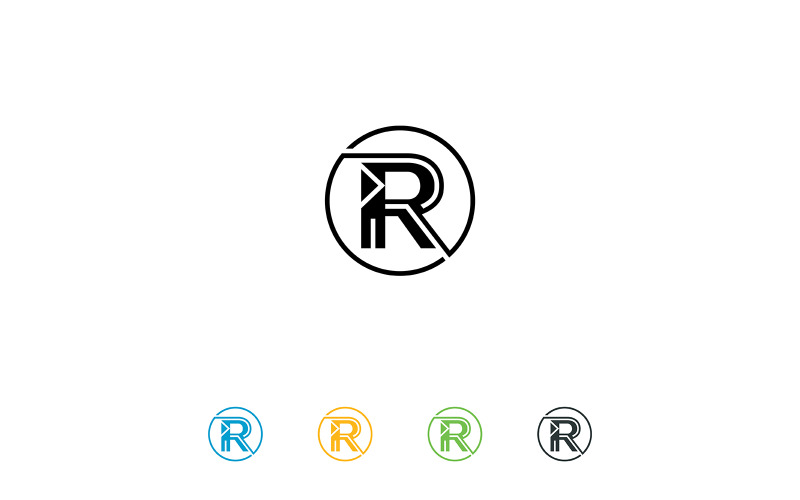 Unique R logo, r logo, r letter logo design Logo Template