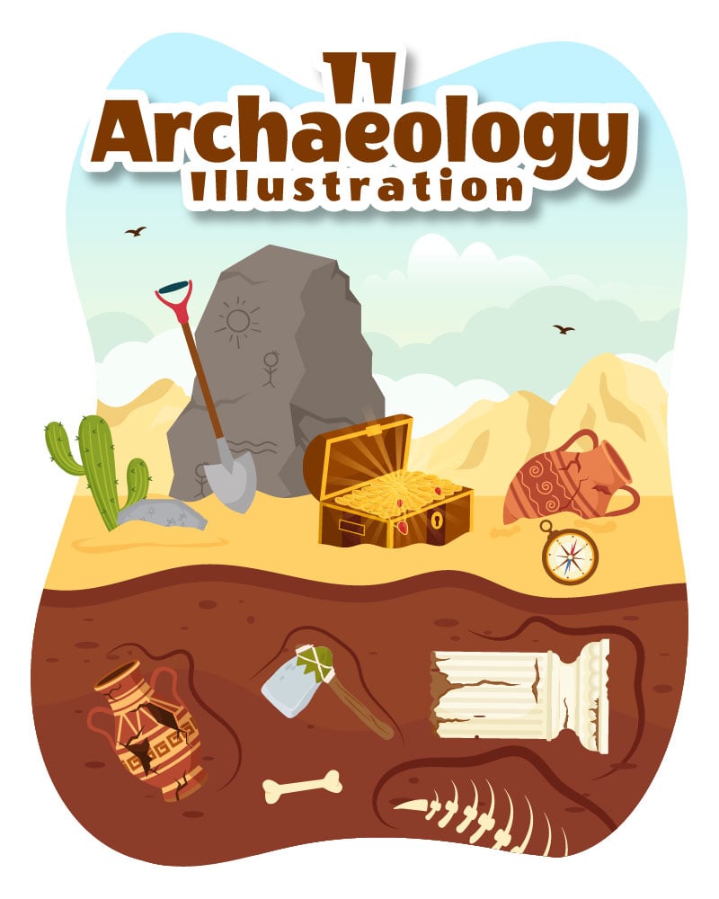 Kit Graphique #362449 Archologie Ancien Web Design - Logo template Preview