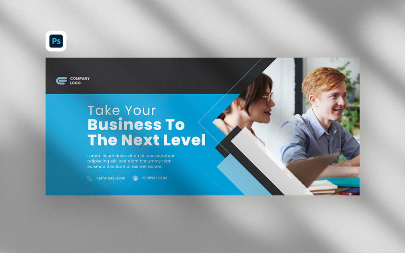 Corporate or Business Facebook Cover banner Template Vol 1 Social Media