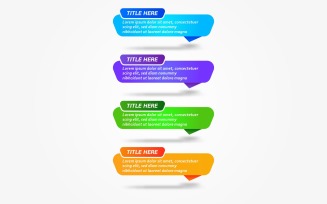 Creative Timeline infographic design with options elements design