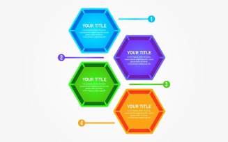 Creative Timeline infographic design with options elements scheme design