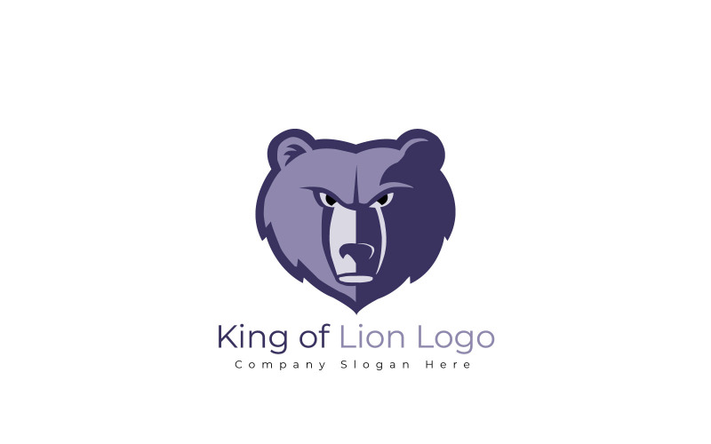 King of Lion Logo Template