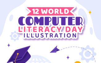 12 World Computer Literacy Day Illustration