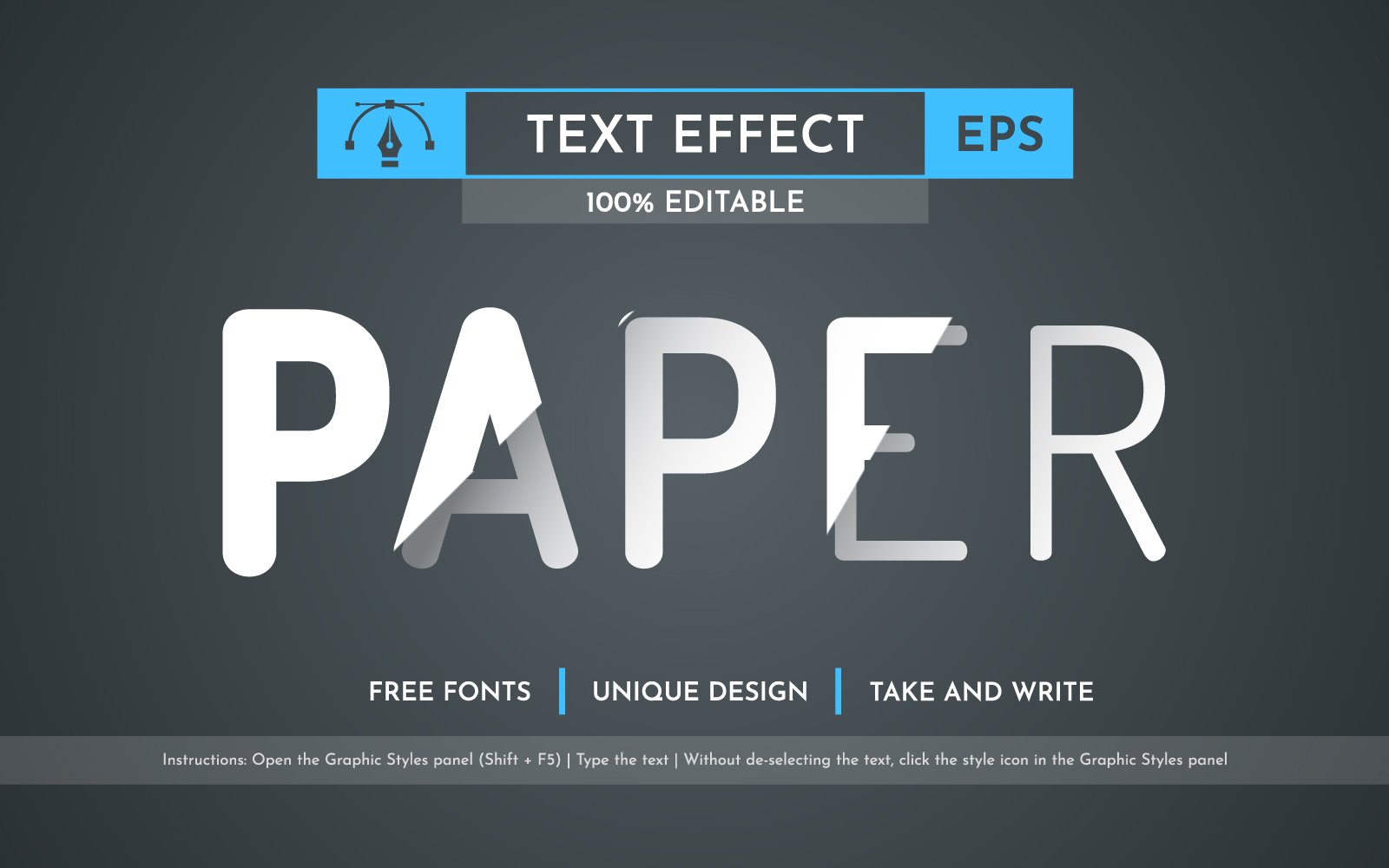 Template #362599 Effect Font Webdesign Template - Logo template Preview