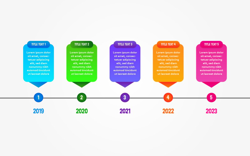Modern Timeline infographic elements design template Corporate Identity