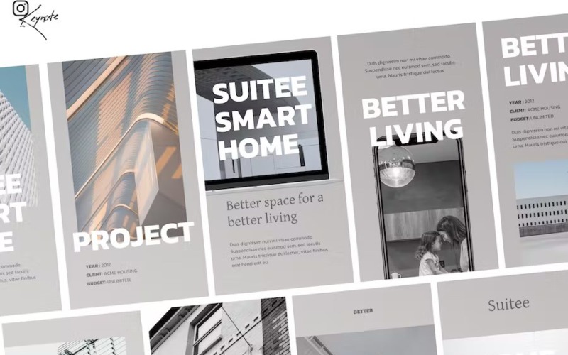 Suuite - Property Instagram Keynote Keynote Template