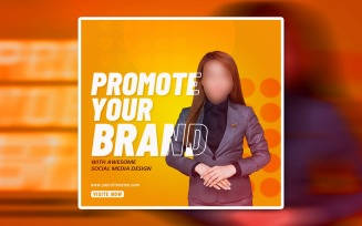 Creative Brand Promotion Social Media Promotional Ads Banner