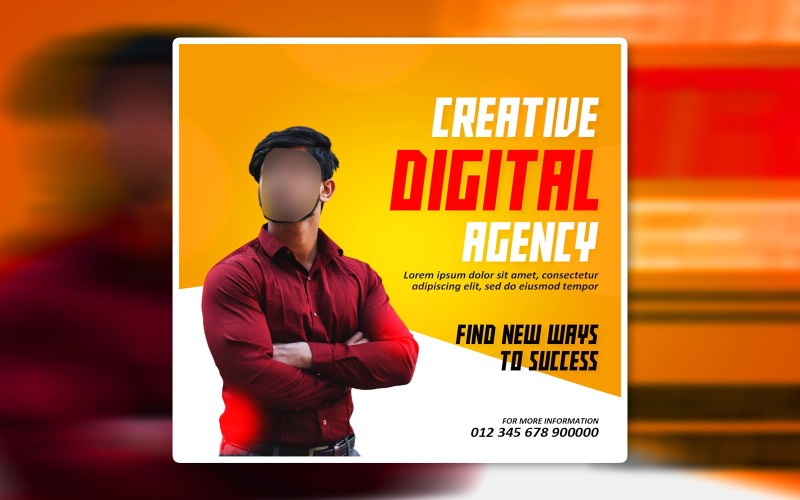 Creative Digitel Agency Social Media Promotional Ads Banner Corporate Identity