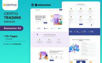 Cryptza - Online Trading & Investment Elementor Kit