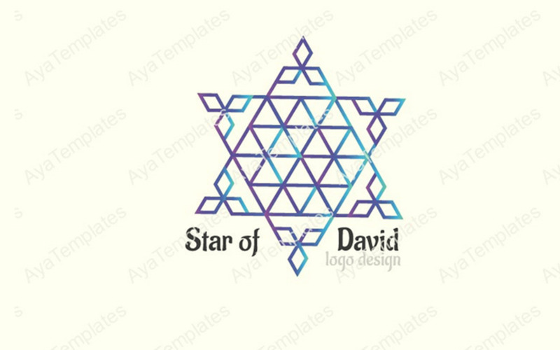 Star of David Logo Design Logo Template