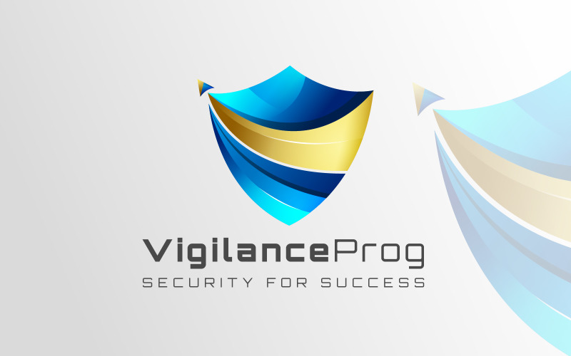 Vigilanceprog- Security and Business Progress Logo Logo Template