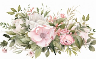 Watercolor Floral Background 13