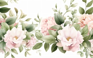 Watercolor Floral Background 17