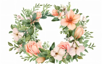 Watercolor Floral Background 24