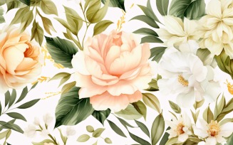 Watercolor Floral Background 35