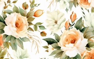 Watercolor Floral Background 39