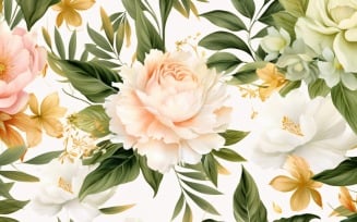 Watercolor Floral Background 43
