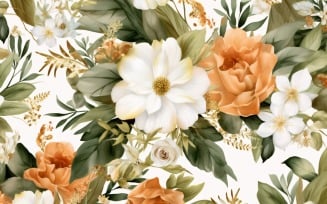 Watercolor Floral Background 51