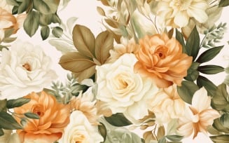 Watercolor Floral Background 56