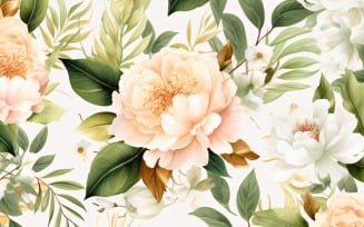 Watercolor Floral Background 65