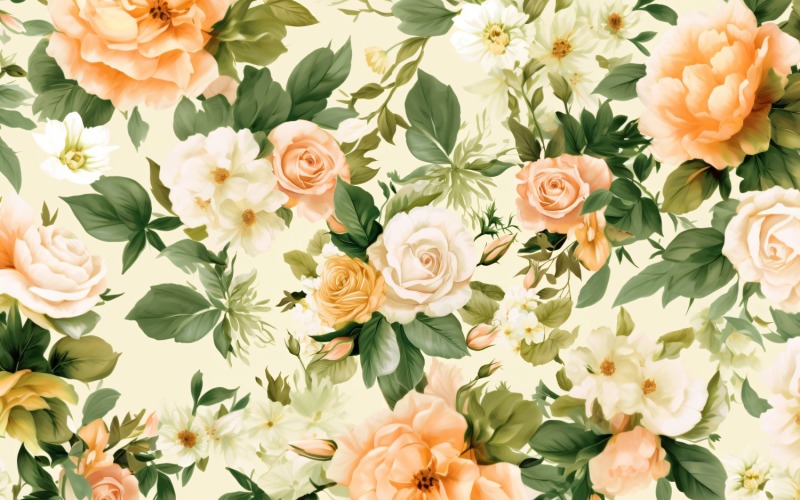 Watercolor flowers Background 57
