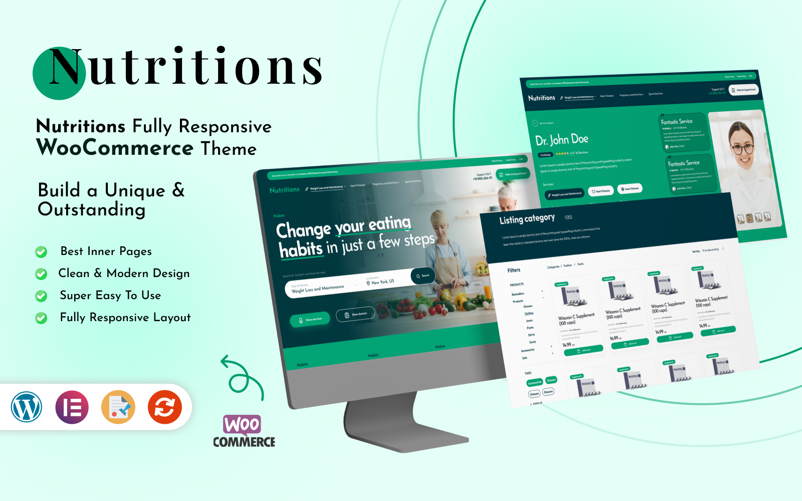 Nutritions - Nutritional Counseling WordPress Theme