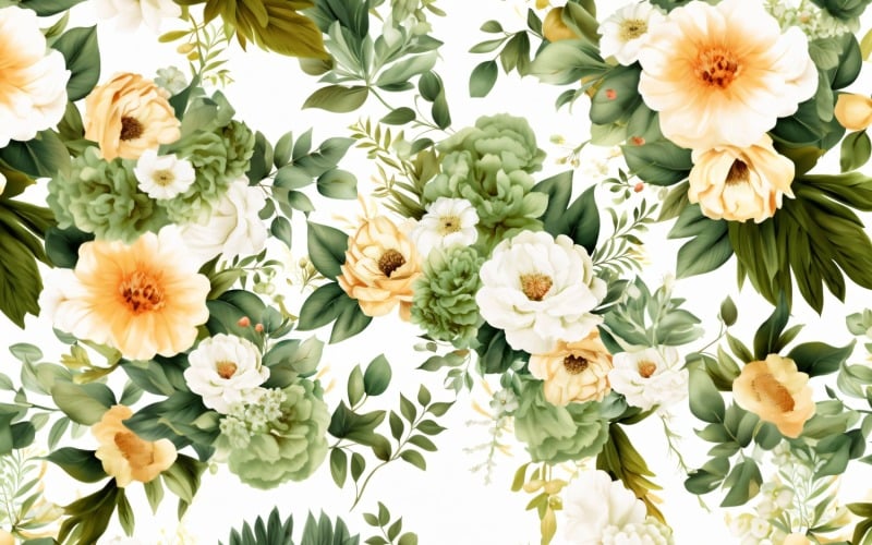Watercolor Floral Background 104