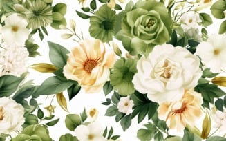 Watercolor Floral Background 108