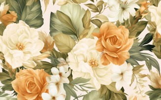 Watercolor Floral Background 116