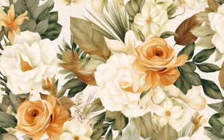 Watercolor Floral Background 120