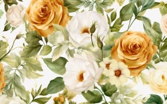 Watercolor Floral Background 139