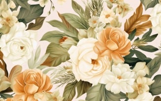 Watercolor Floral Background 84